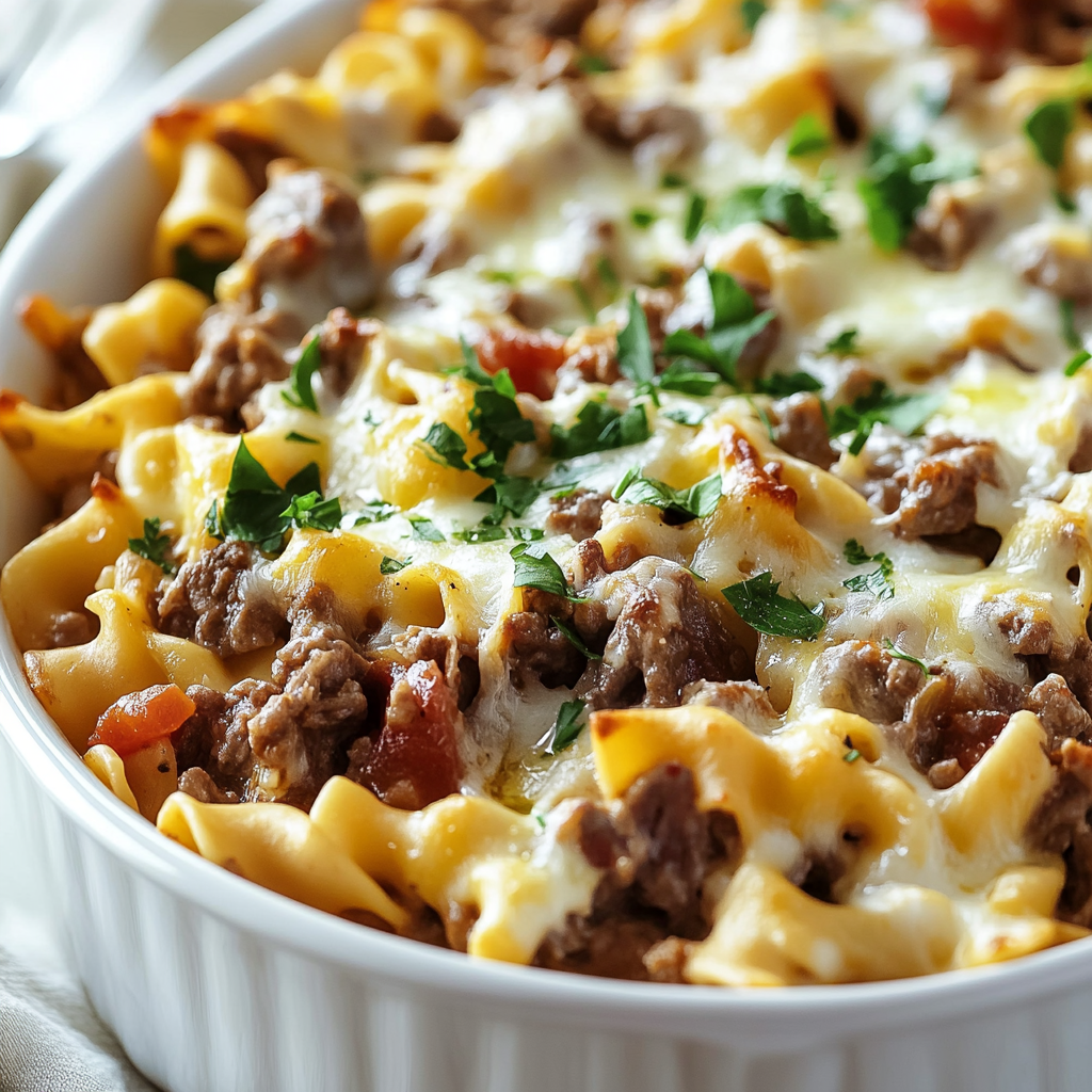 Sour Cream Beef Noodle Casserole