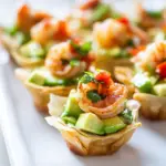 Spicy Shrimp & Avocado Phyllo Cups