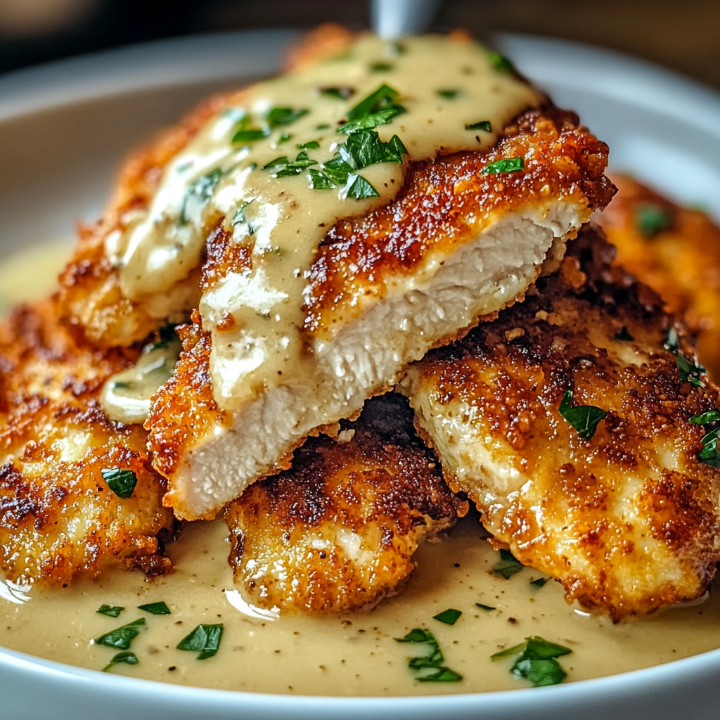 Crispy Parmesan Chicken Dish