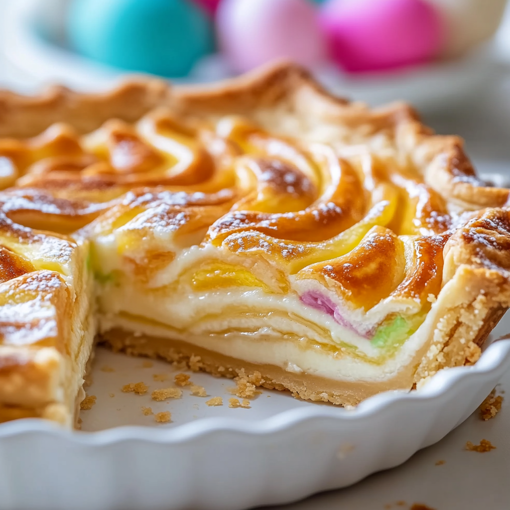 Easter Swirl Pie