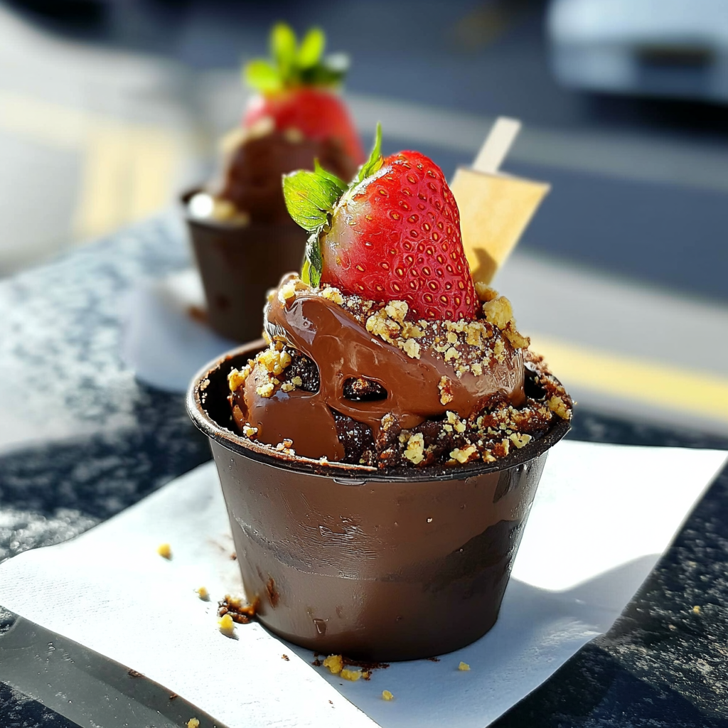 Dubai Chocolate Strawberry Cup