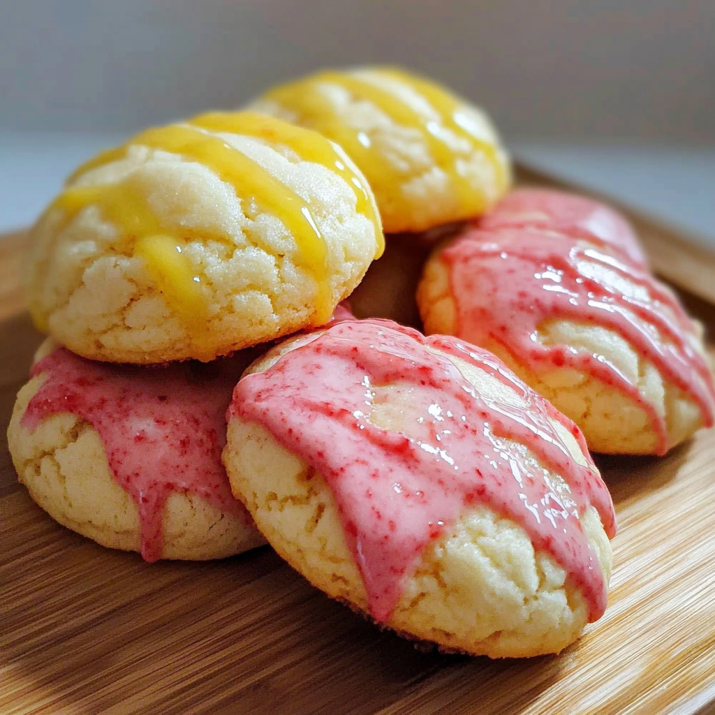 Recipe preparation for Mother's Day Lemon Strawberry Pound Cookies