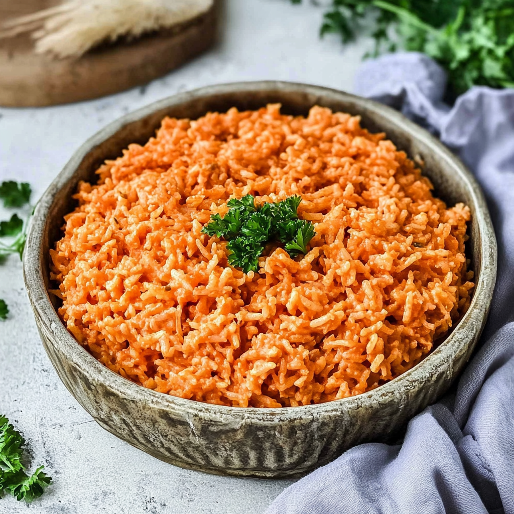 Recipe preparation for Spanish Rice
