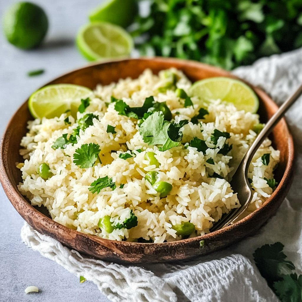 Recipe preparation for Cilantro Lime Rice