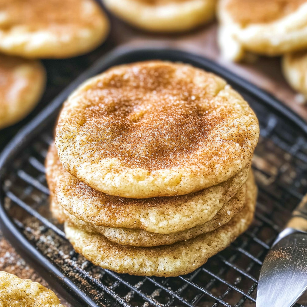 Recipe preparation for Chewy Snickerdoodle
