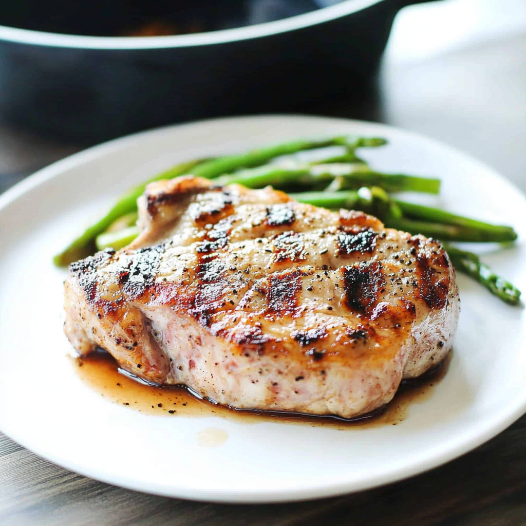 Recipe preparation for Thick-Cut Pork Chops