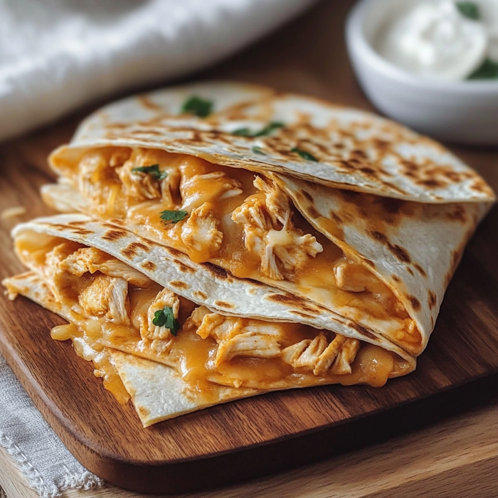 Recipe preparation for Taco Bell Chicken Quesadilla