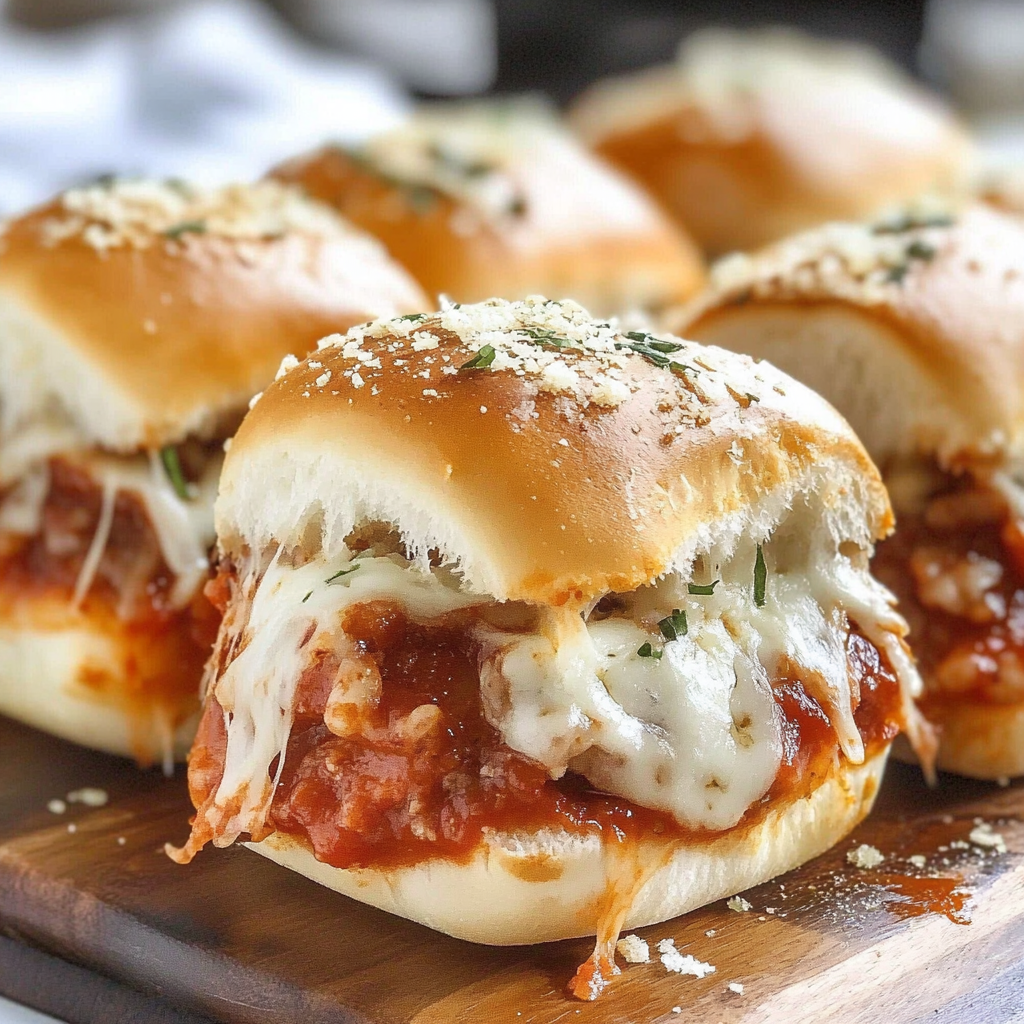 Recipe preparation for Pizza Sliders