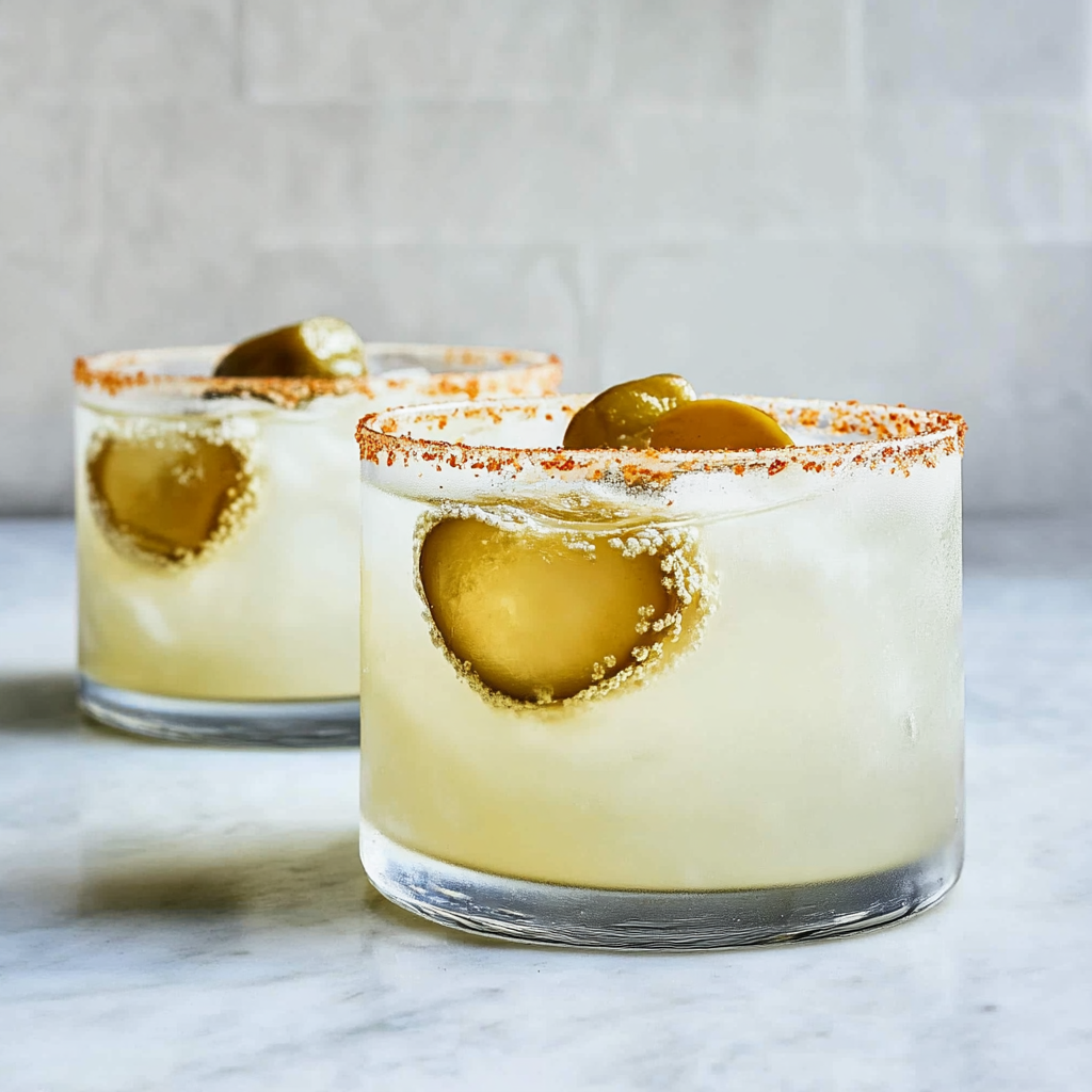 Recipe preparation for Pickle margarita recipe
