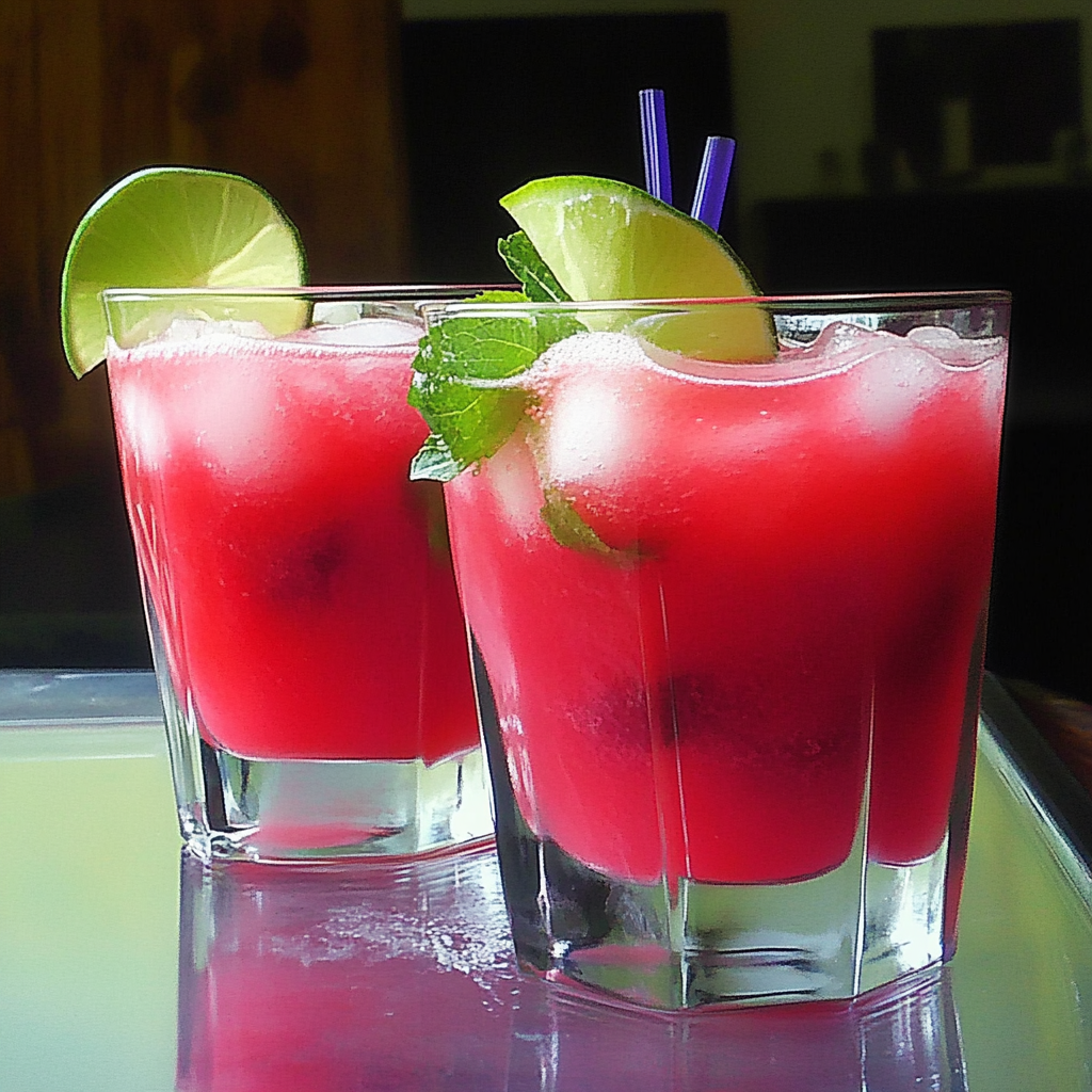 Recipe preparation for Watermelon agua fresca