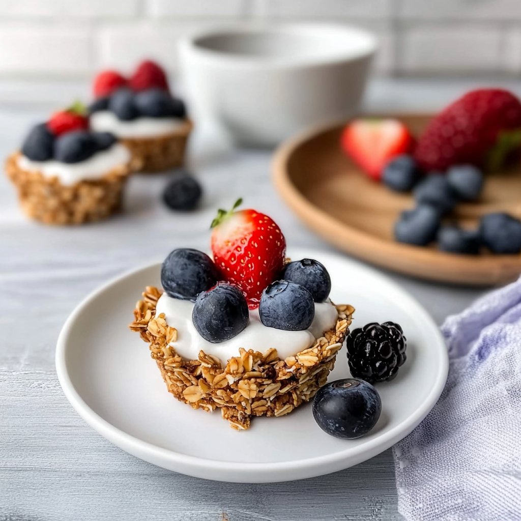 Recipe preparation for Berry Granola Bites