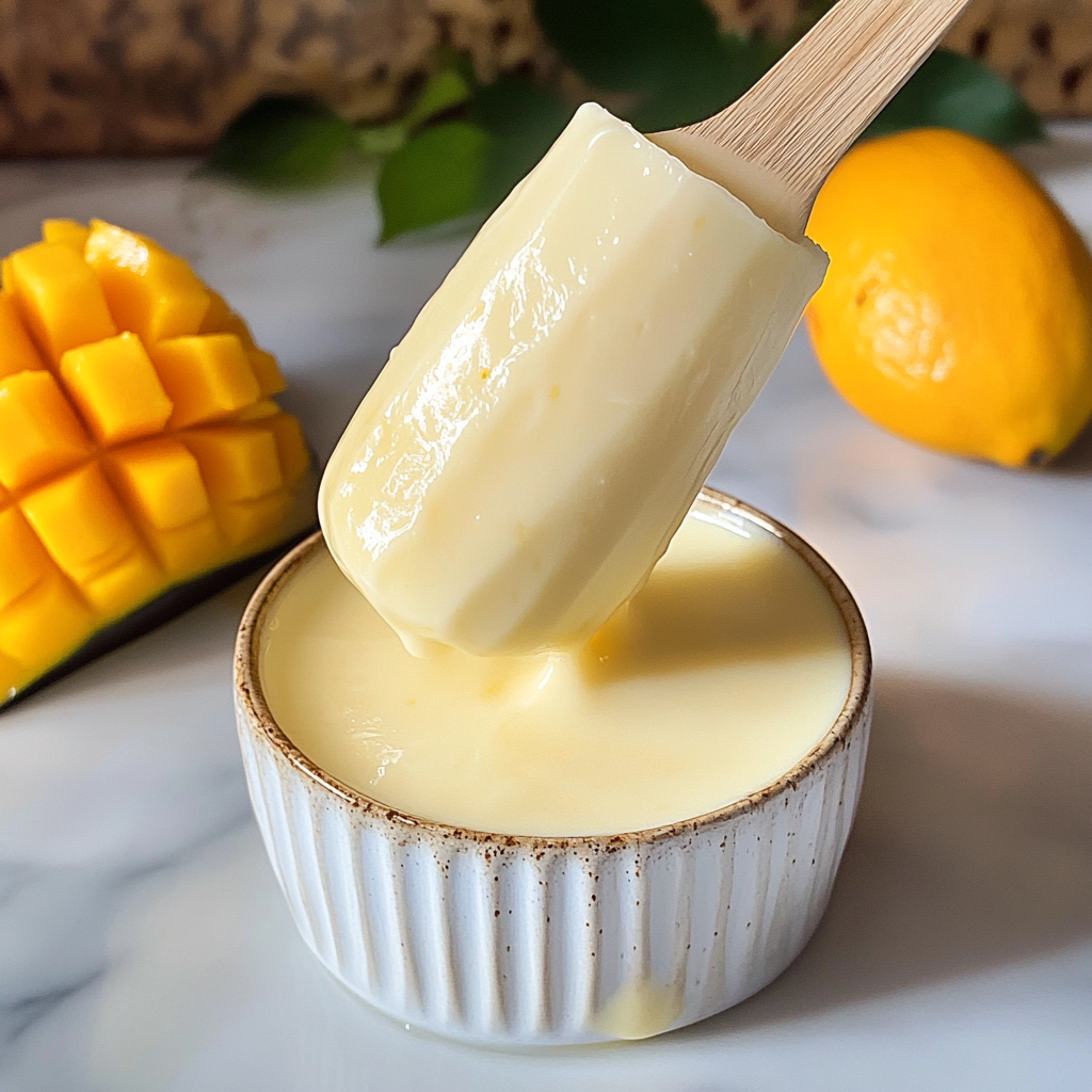 Recipe preparation for Mango Magnums