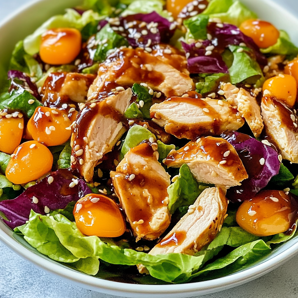 Recipe preparation for Mandarin Chicken Salad