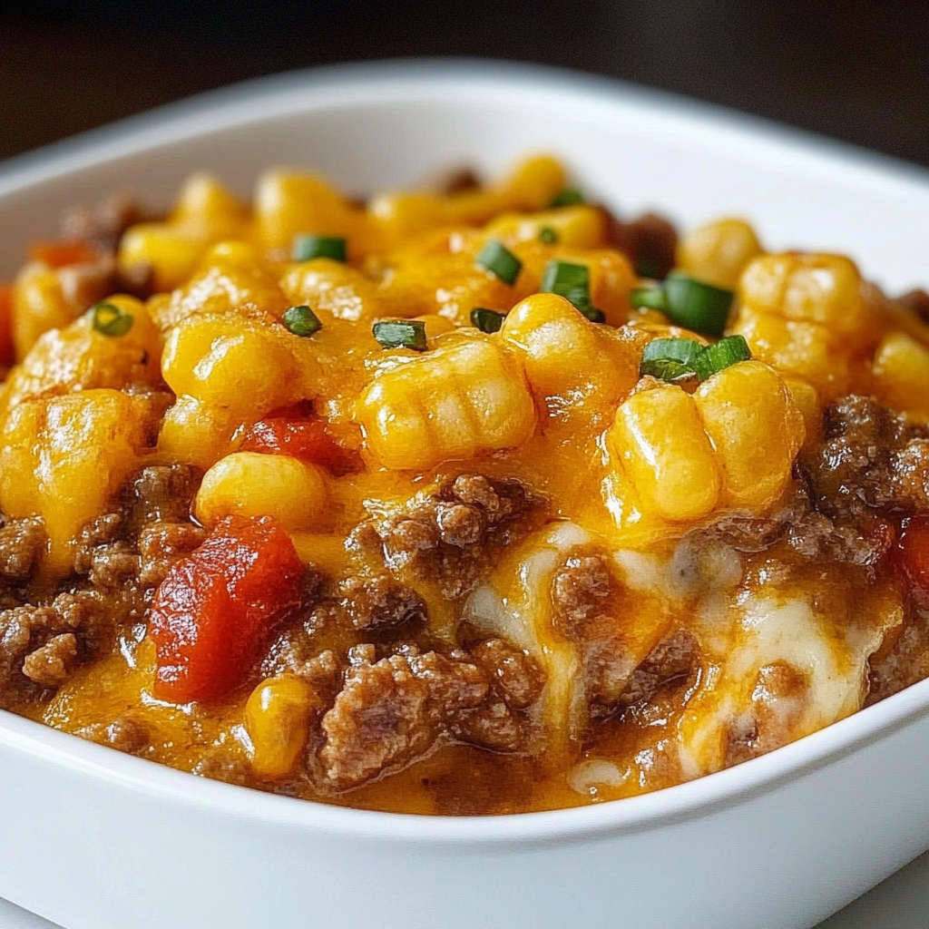 Recipe preparation for Cowboy Casserole
