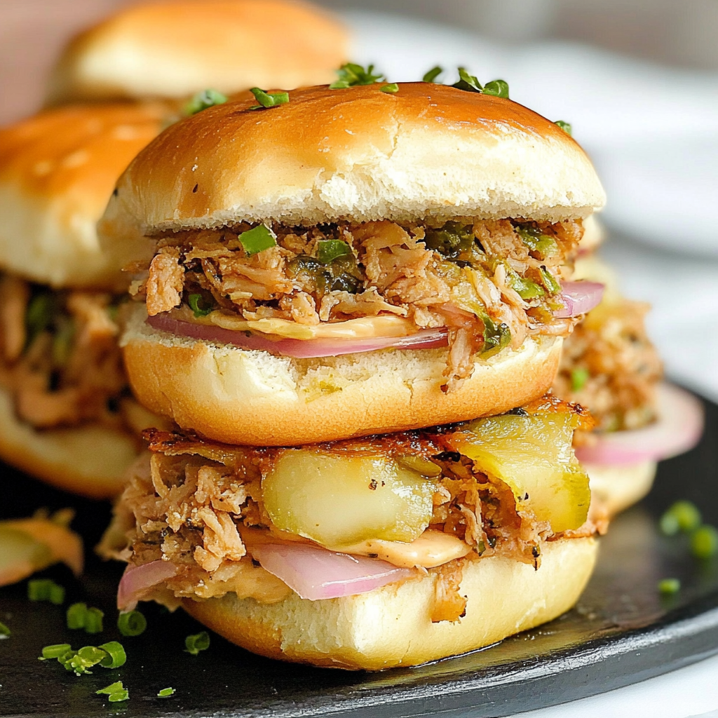 Recipe preparation for Slow Cooker Cuban Sliders