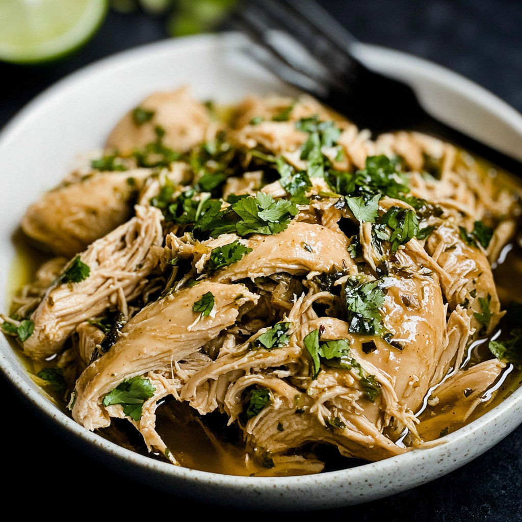 Recipe preparation for Slow Cooker Cilantro Lime Chicken
