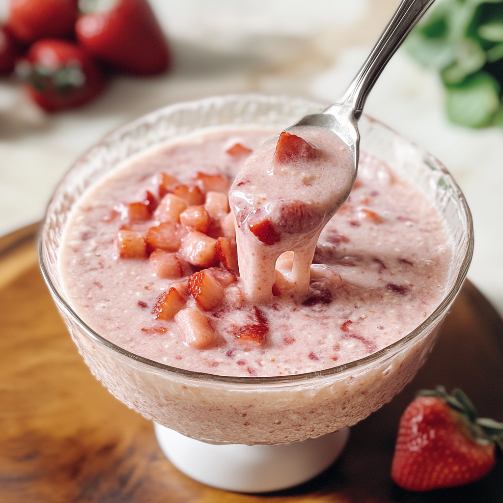 Recipe preparation for Summer Strawberry-Sago