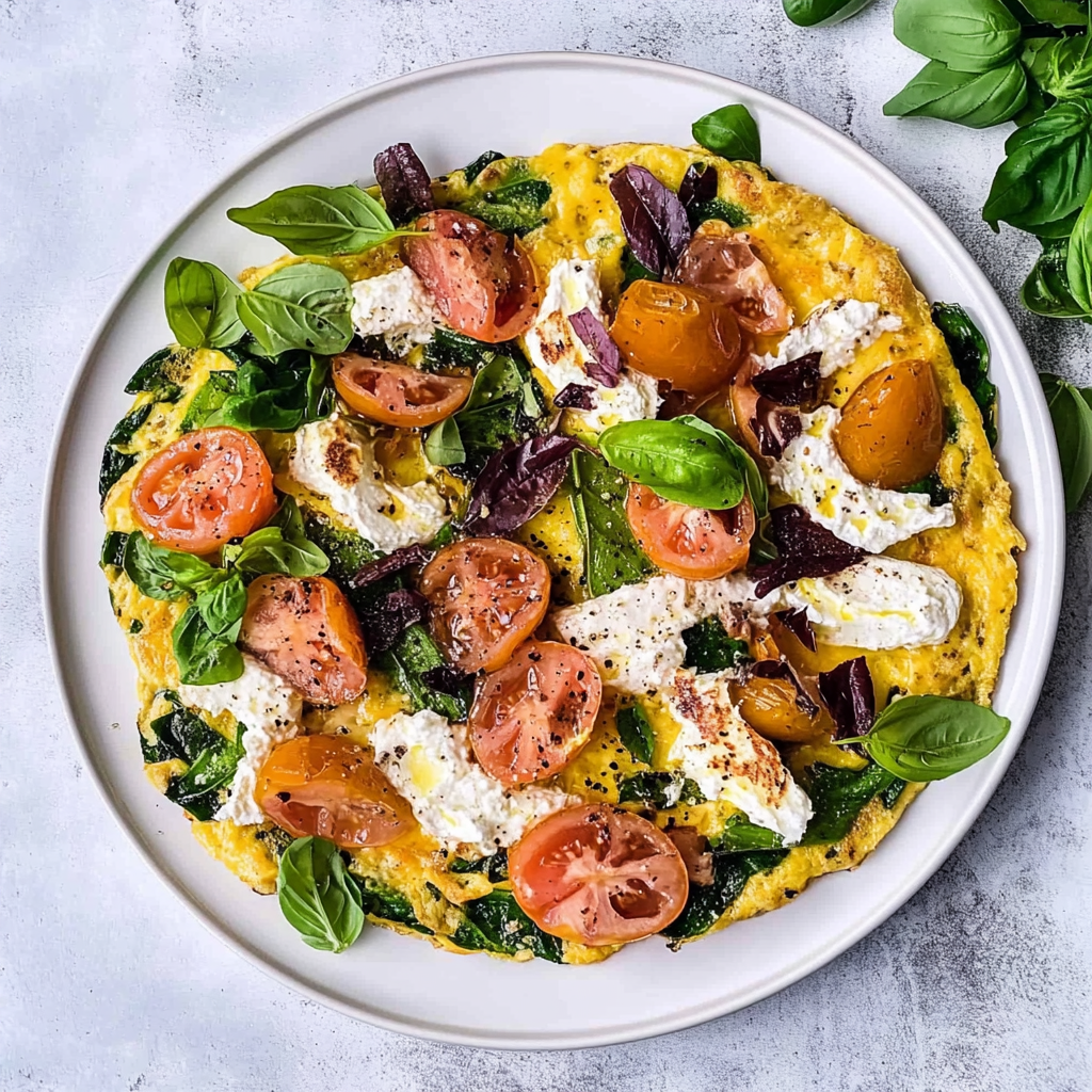 Recipe preparation for Sausage Tomato Cheese Omelet