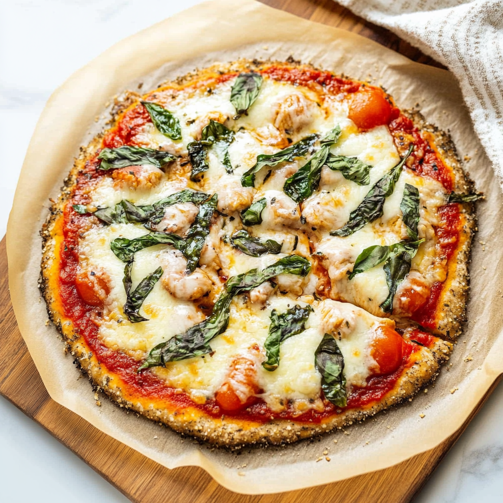 Recipe preparation for Chicken Pizza Crust