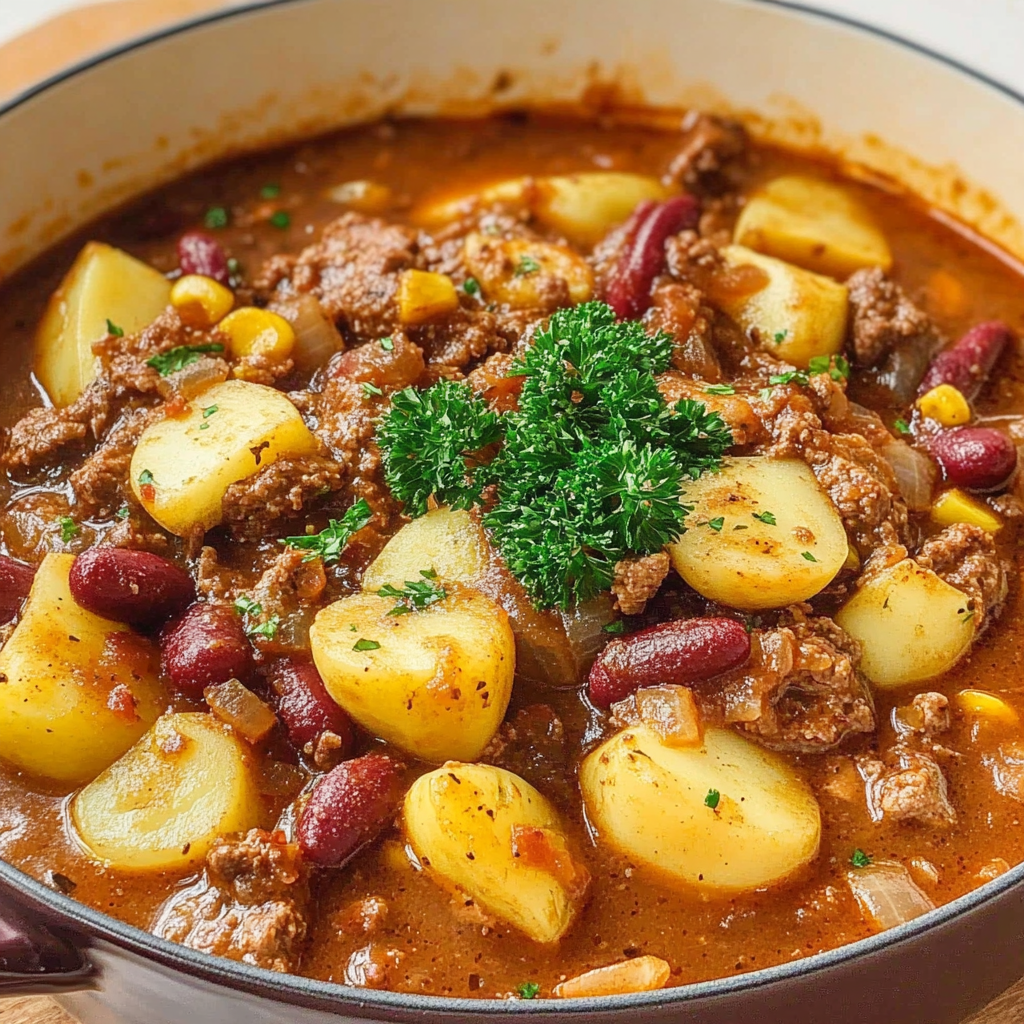 Recipe preparation for Cowboy Stew