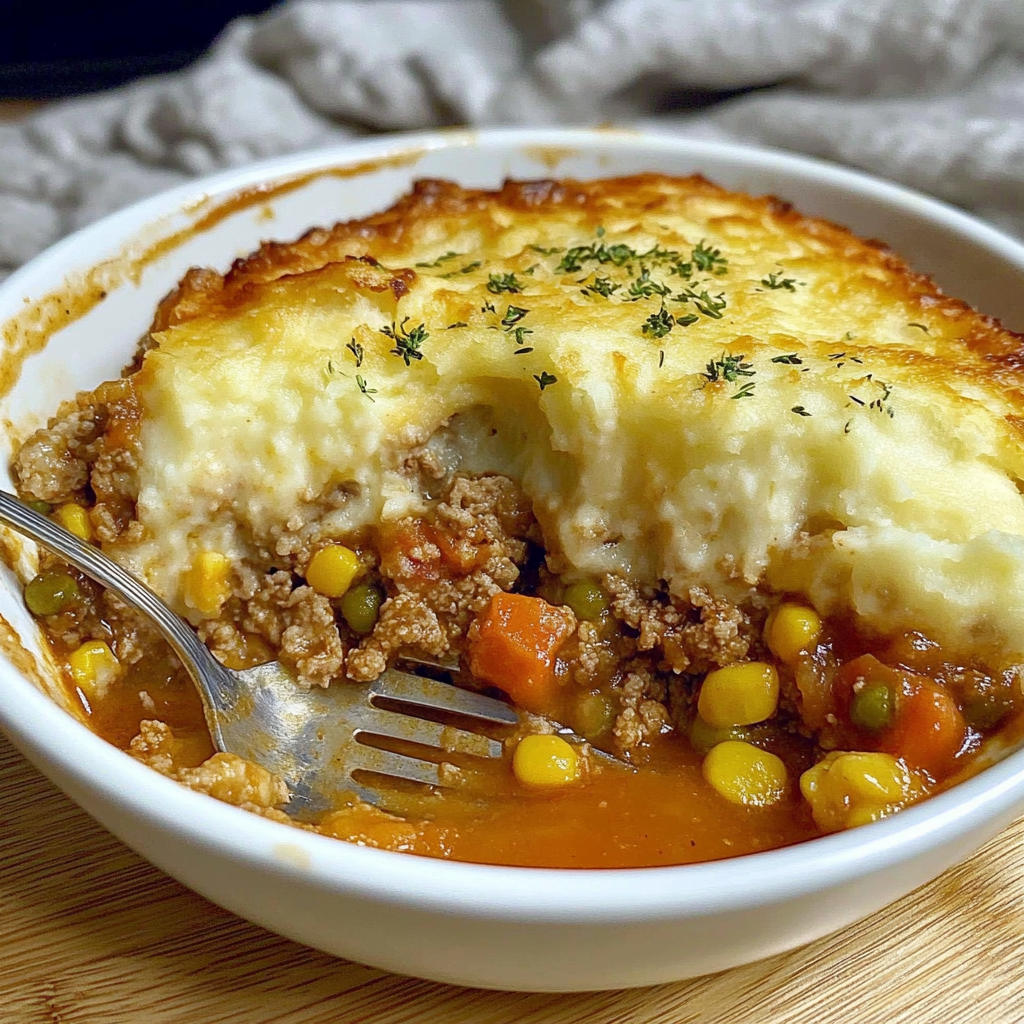 Recipe preparation for Quick & Easy Shepherd's Pie