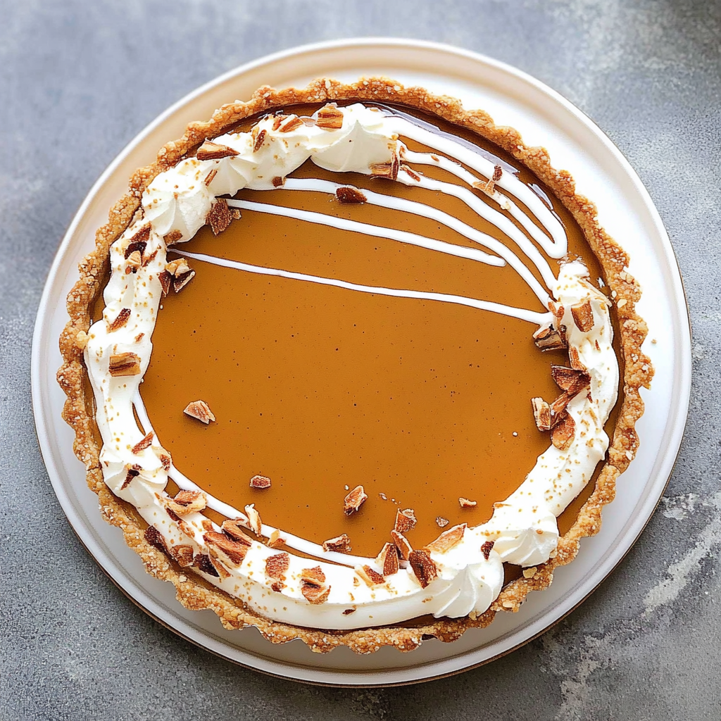 Recipe preparation for Pumpkin Tart