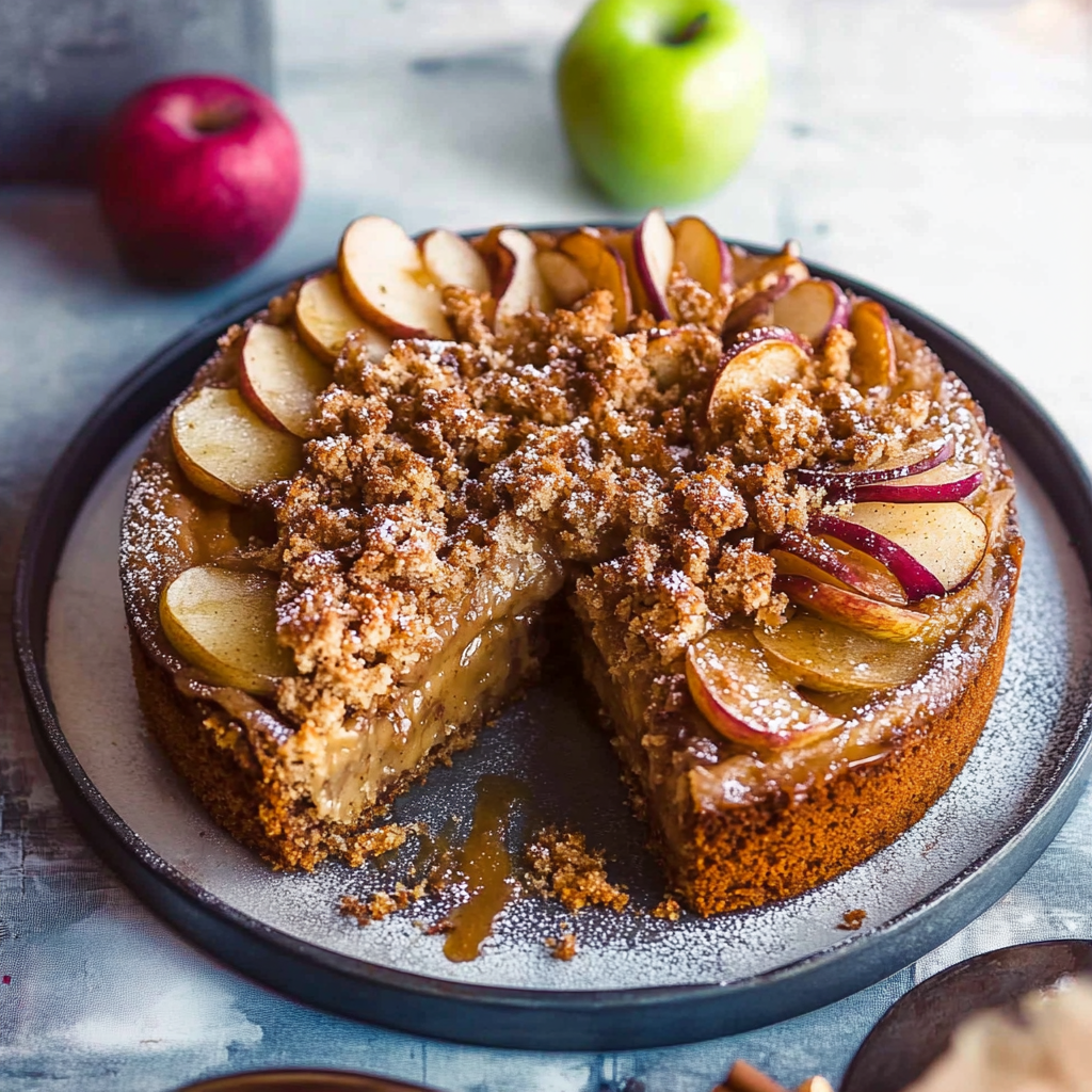Recipe preparation for Vegan Apple Cake