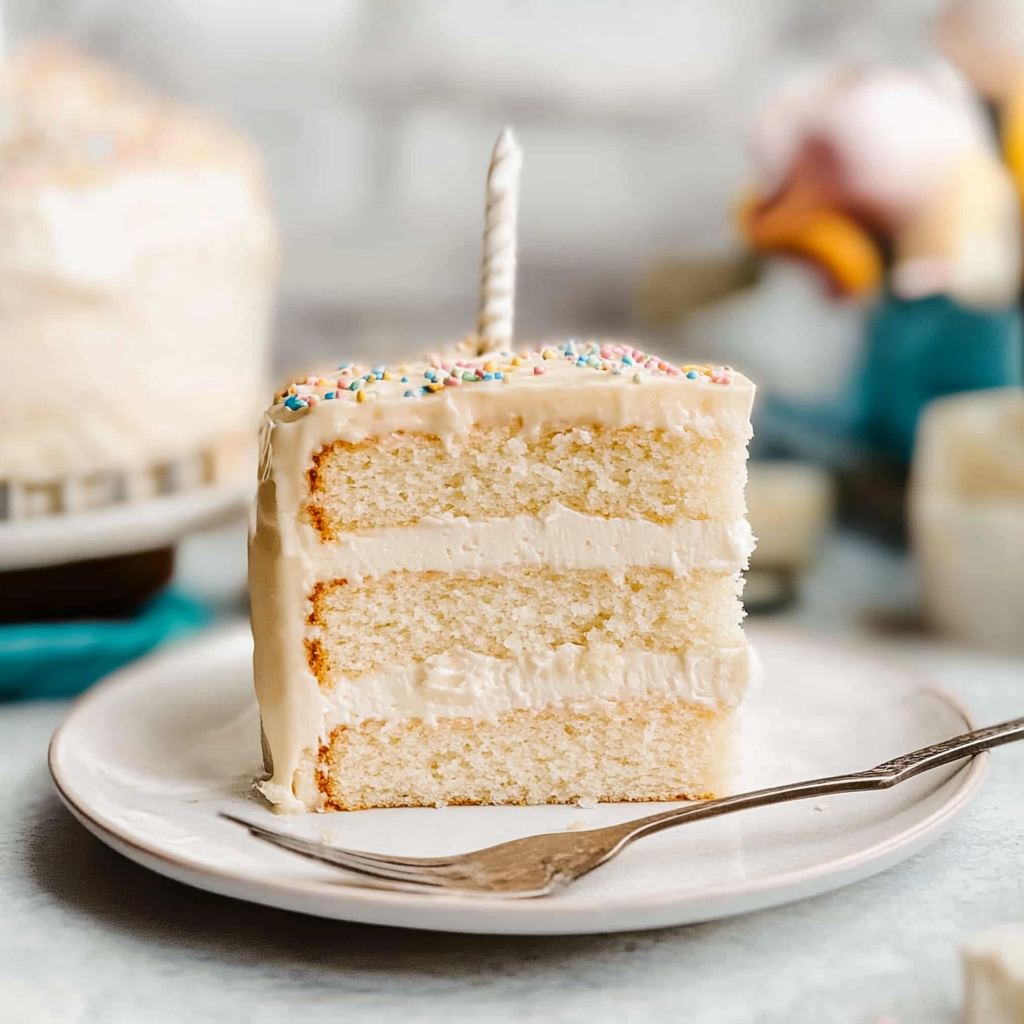 Recipe preparation for 3-Layer Fluffy White Cake