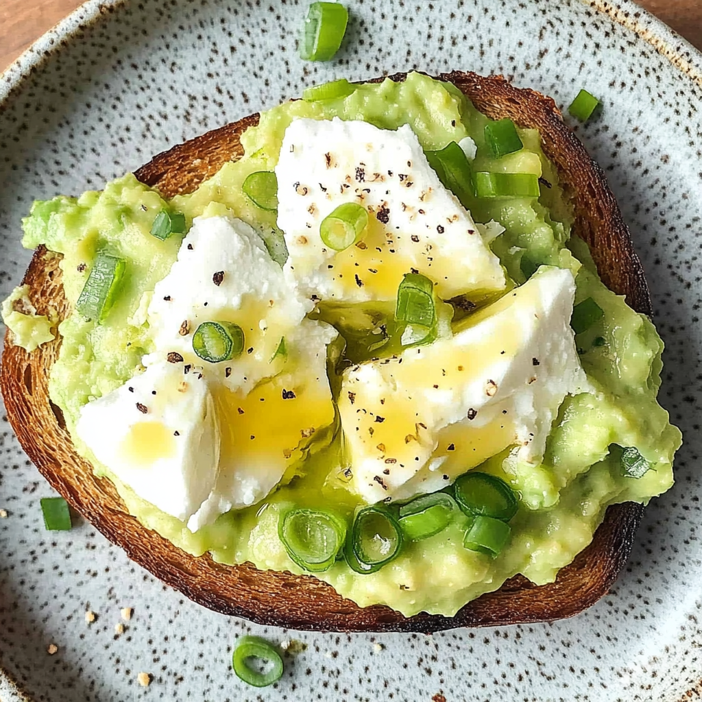 Recipe preparation for Avocado and Feta Toast
