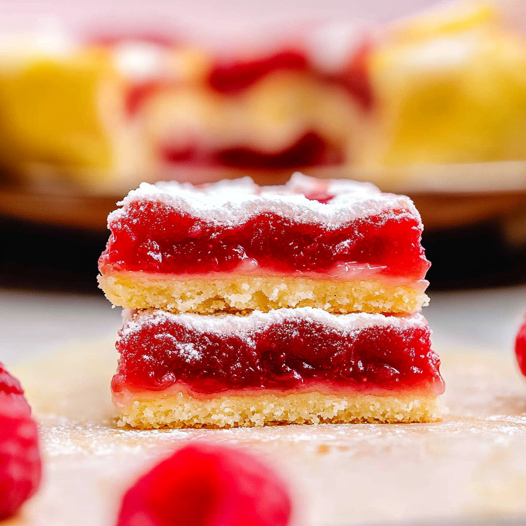 Recipe preparation for Raspberry Lemon Bars