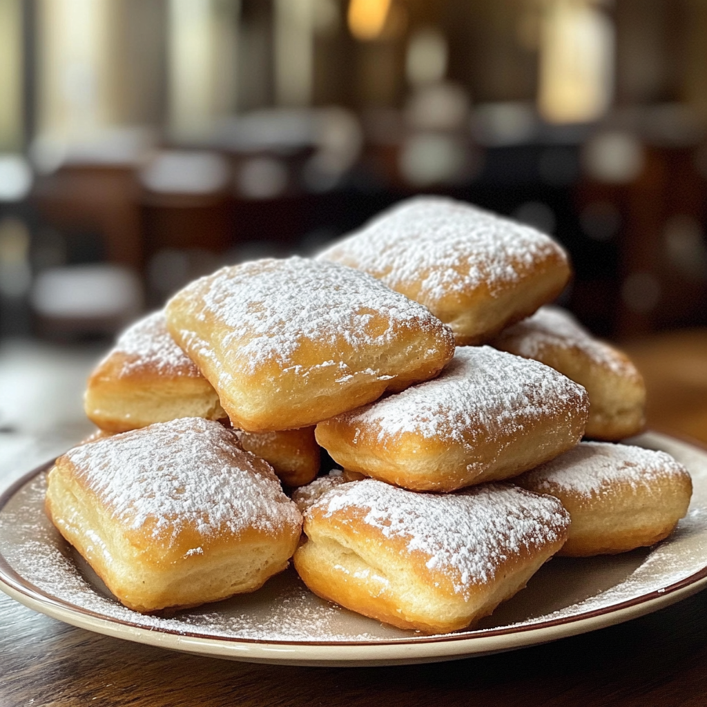 Recipe preparation for Vanilla French Beignets Recipe