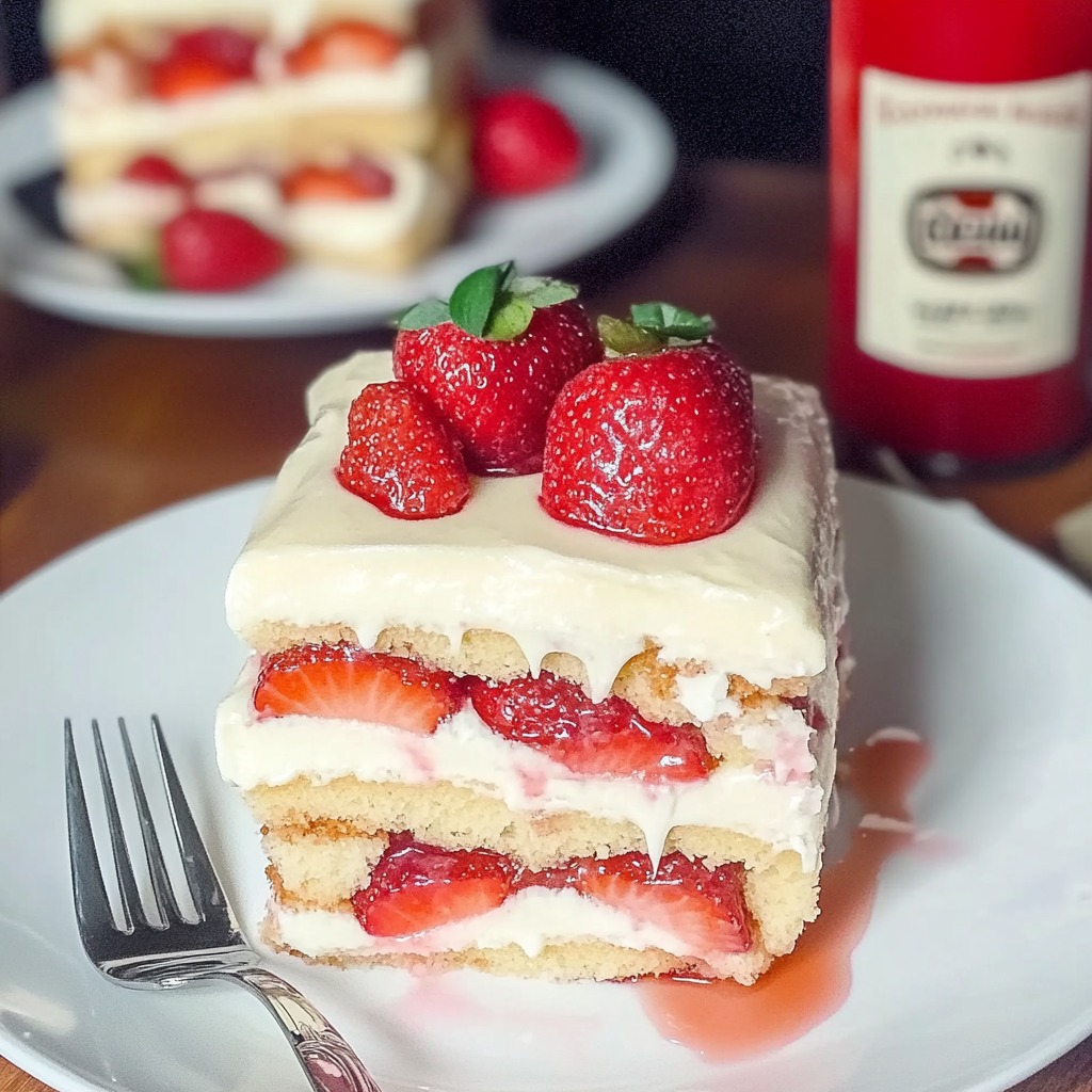 Recipe preparation for trawberry Tiramisu Recipe