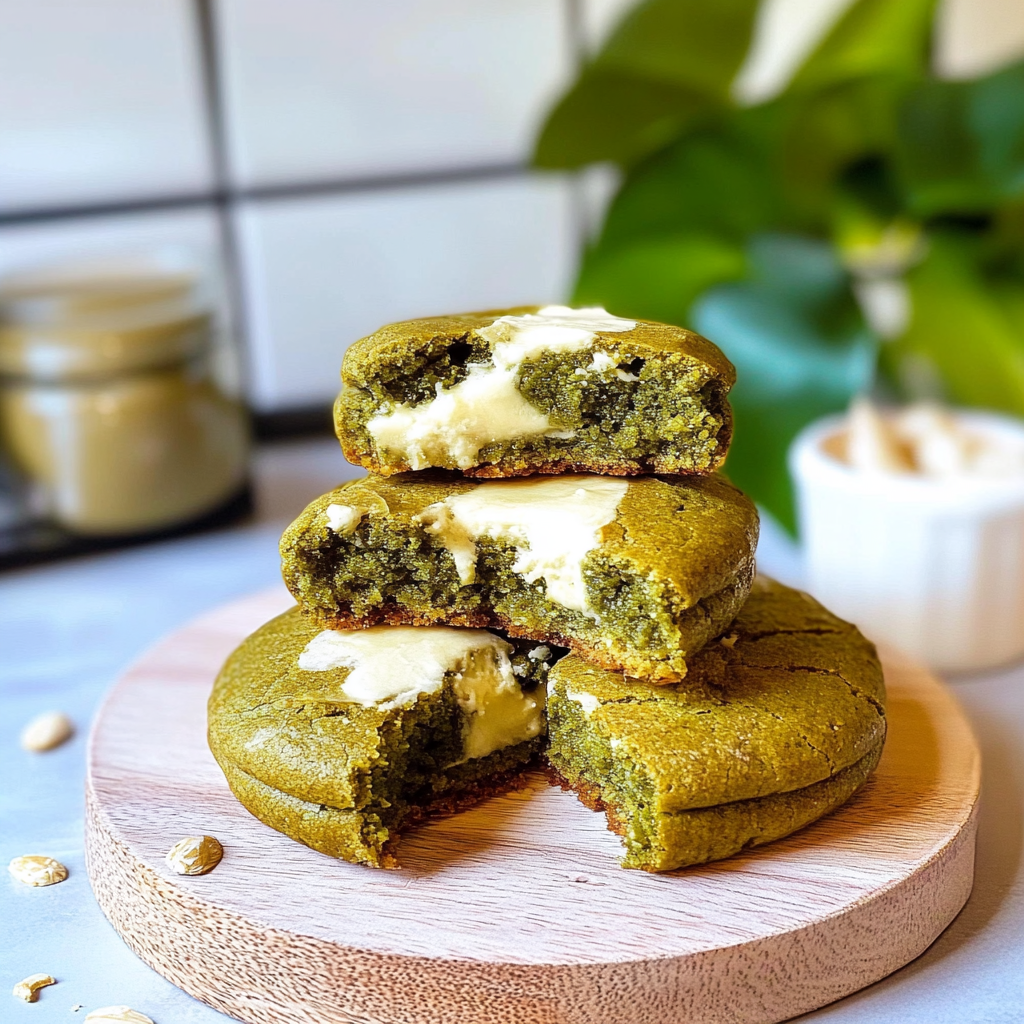 Recipe preparation for Matcha Cookies