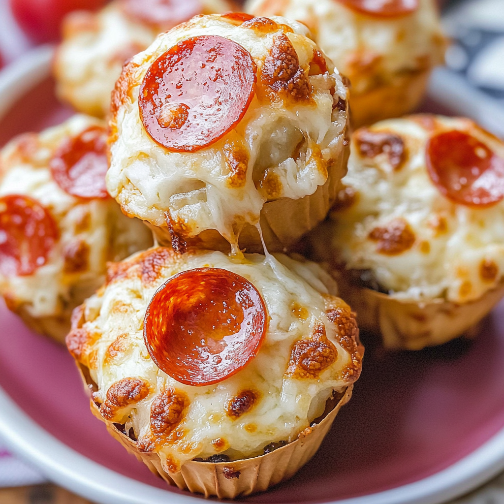 Recipe preparation for Pizza Muffins