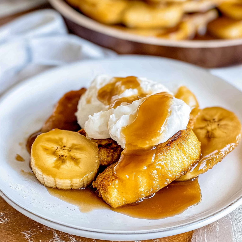 Recipe preparation for Bananas Foster Recipe