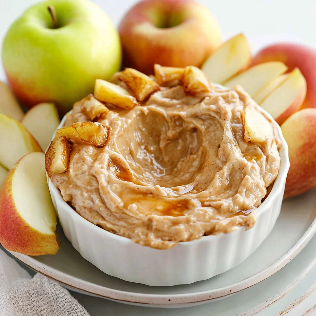Recipe preparation for Toffee Apple Dip