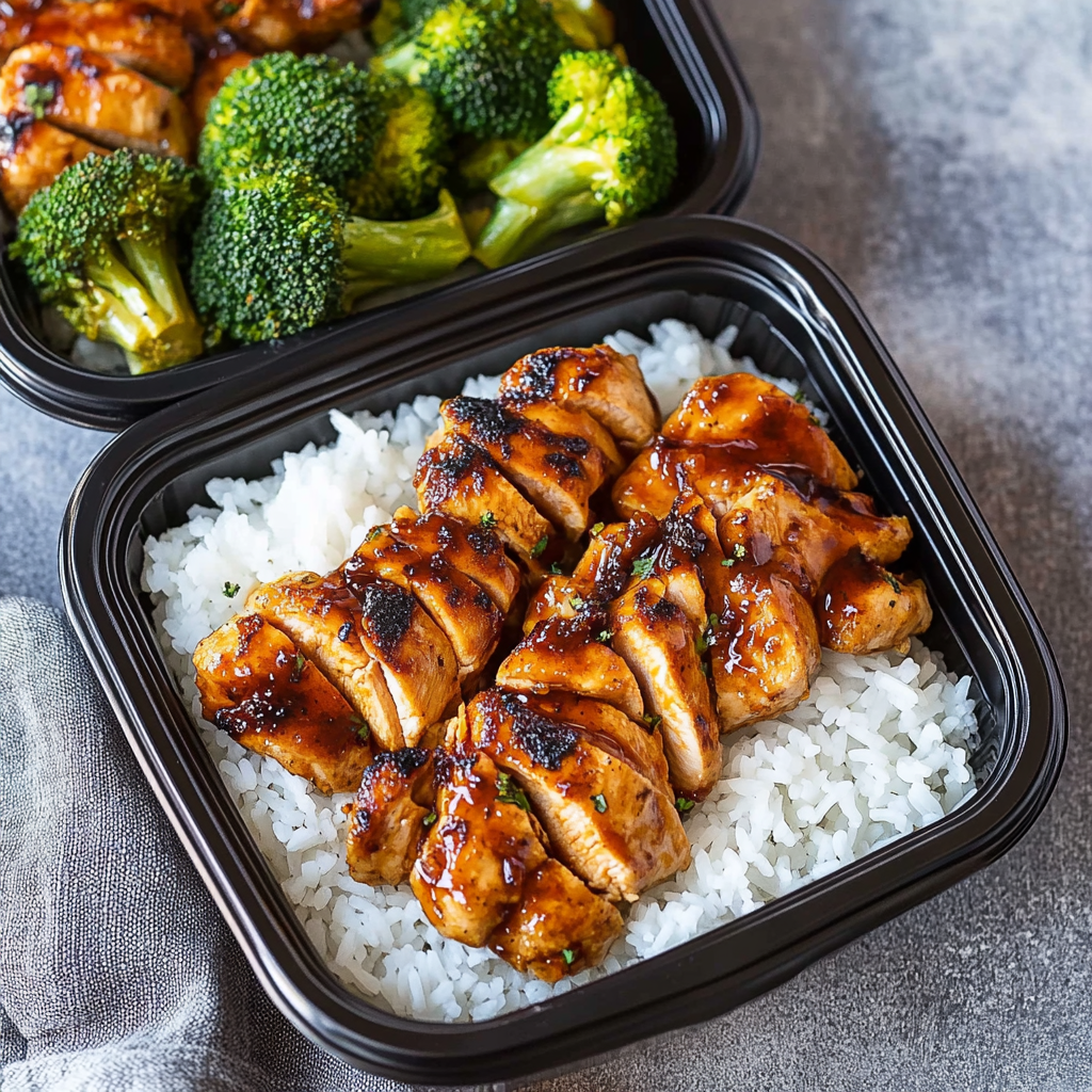 Recipe preparation for Chicken, Rice and Broccoli