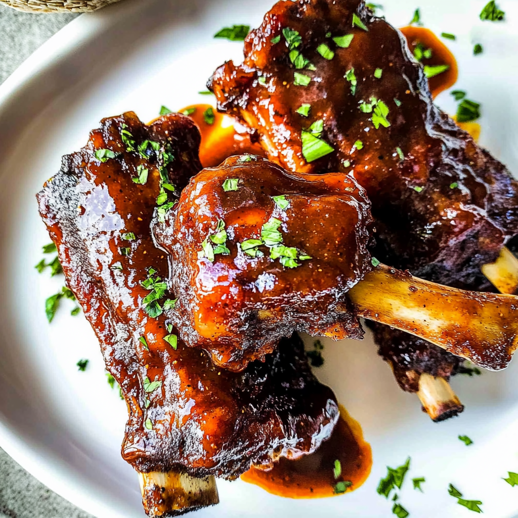 Recipe preparation for Slow Cooker Honey Buffalo Ribs