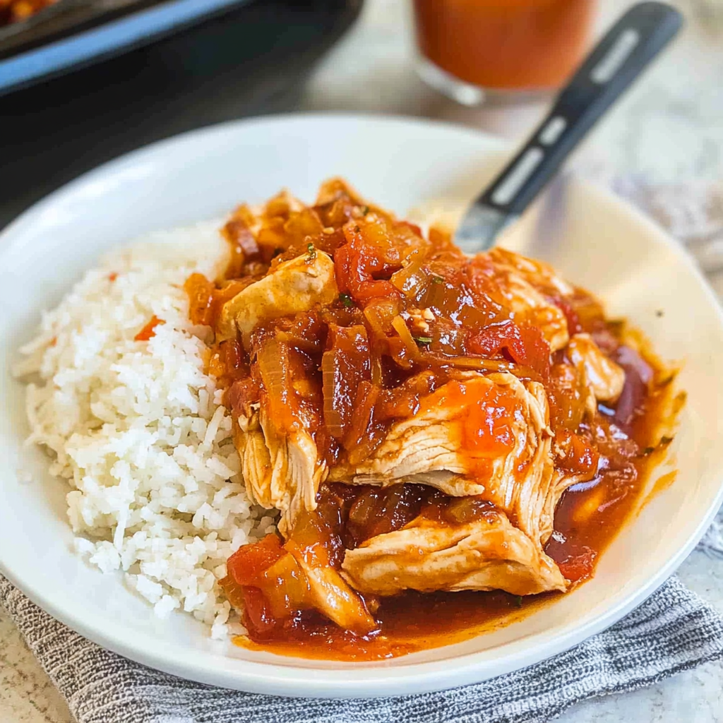 Recipe preparation for Slow Cooker Orange Chicken