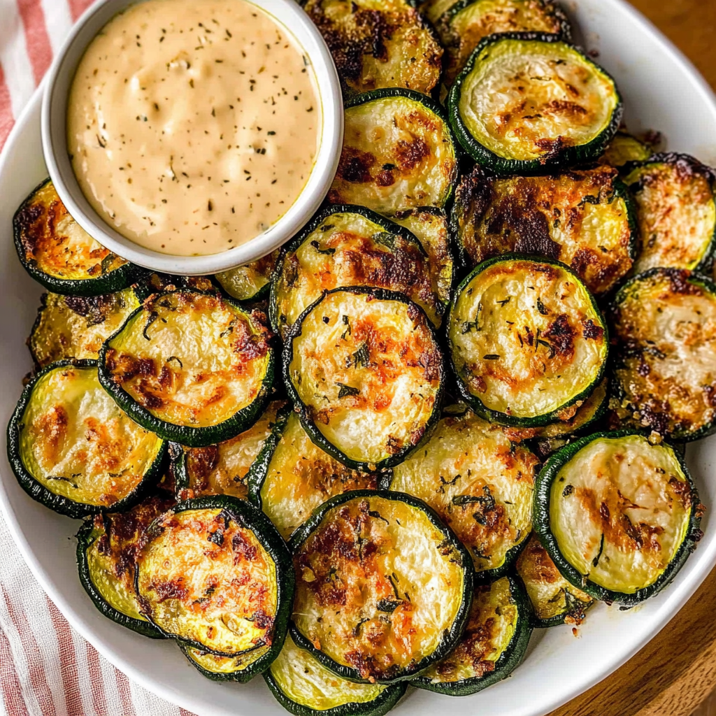 Recipe preparation for Air Fryer Zucchini