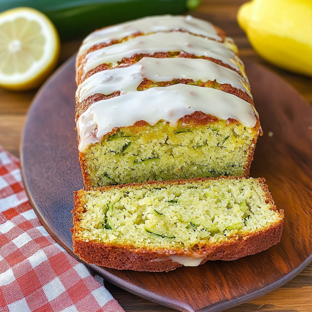 Recipe preparation for Lemon Zucchini Bread Recipe