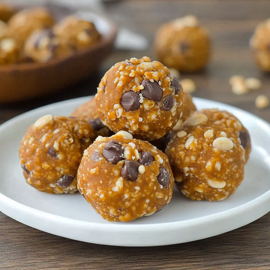 Recipe preparation for No-Bake Pumpkin Bites