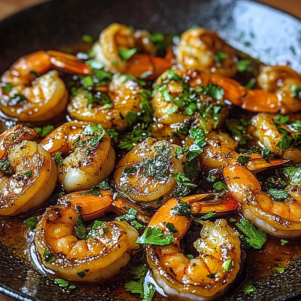 Recipe preparation for Honey Butter Old Bay Shrimp