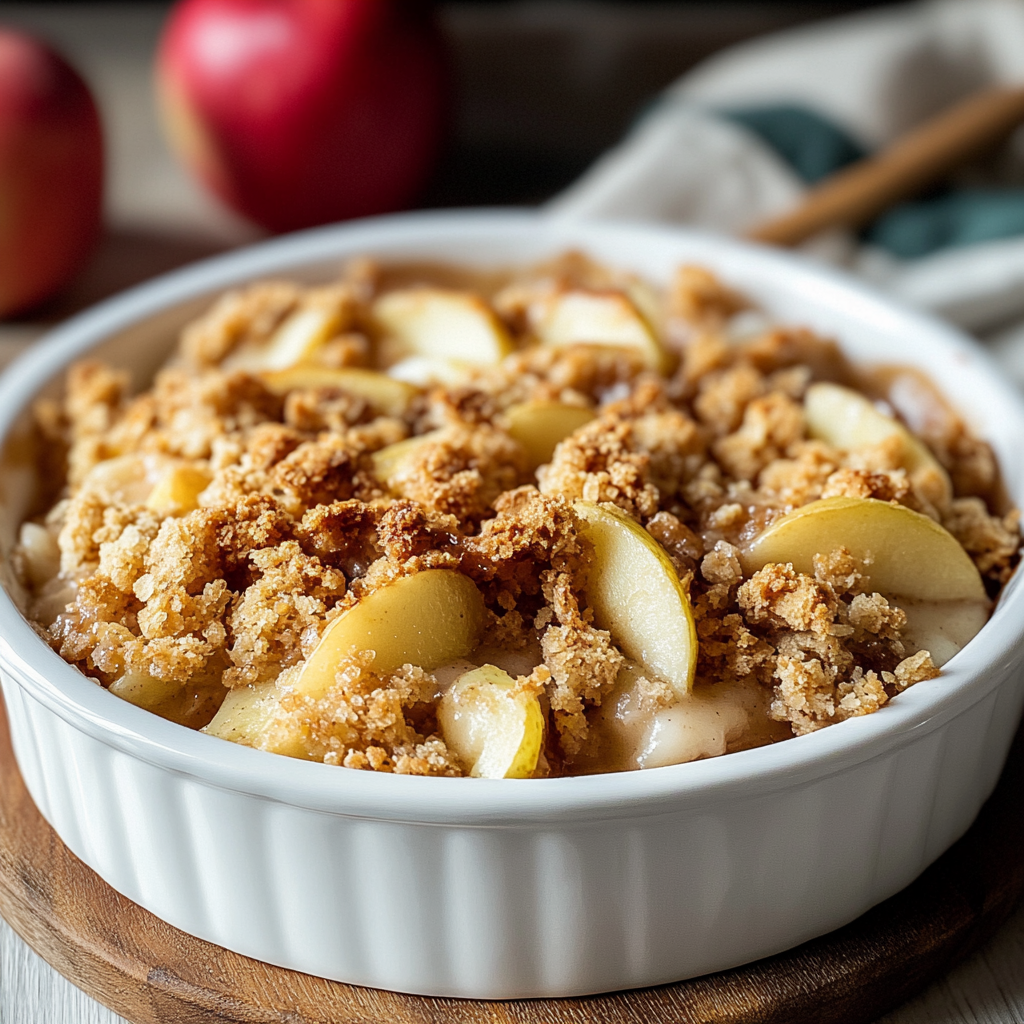 Recipe preparation for Apple Crisp