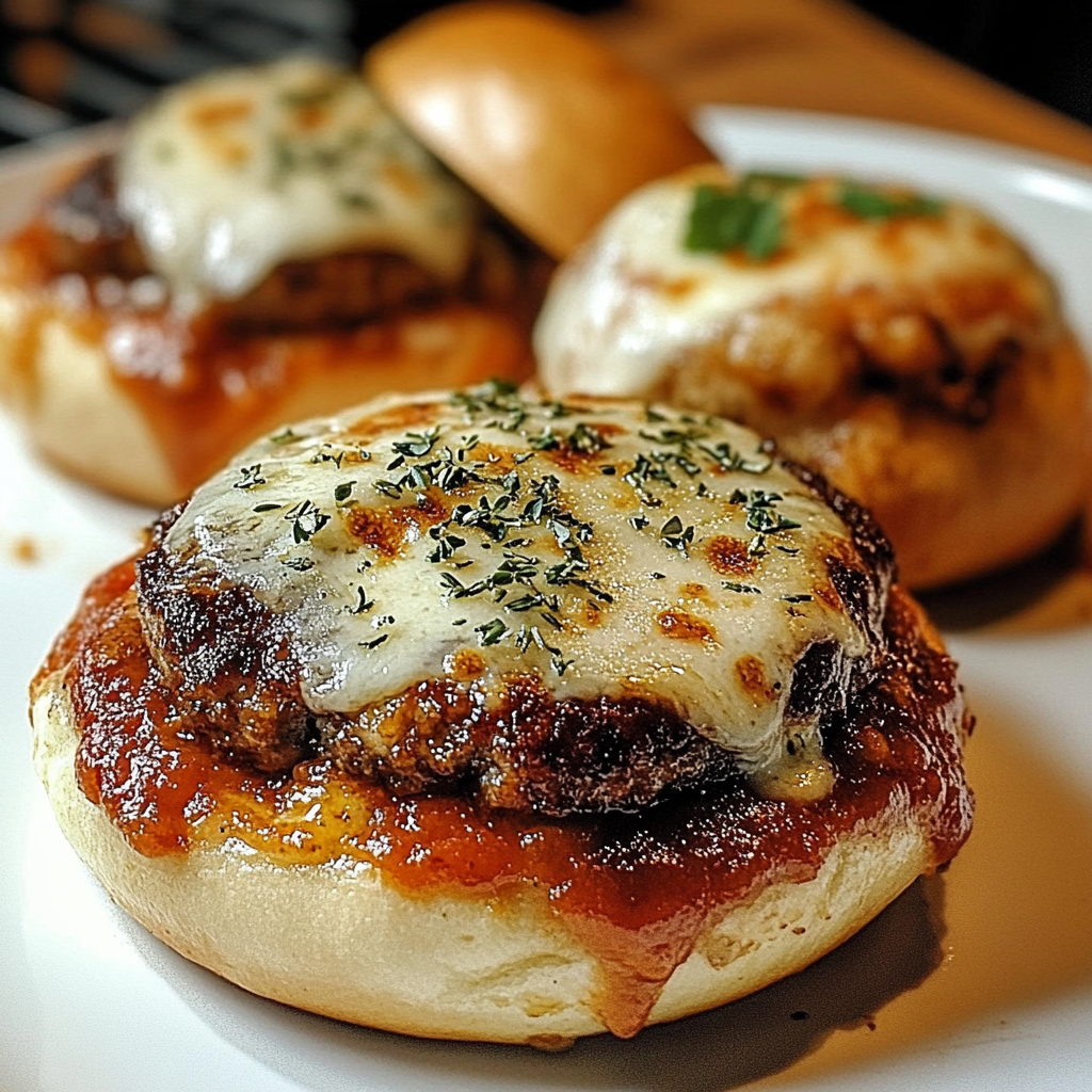 Recipe preparation for Pizza Burgers