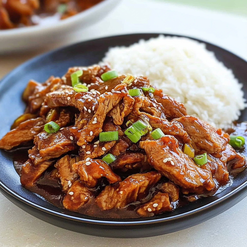 Recipe preparation for Korean BBQ Pork