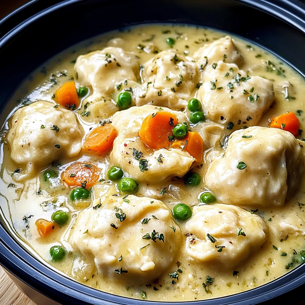 Recipe preparation for Chicken and Dumplings