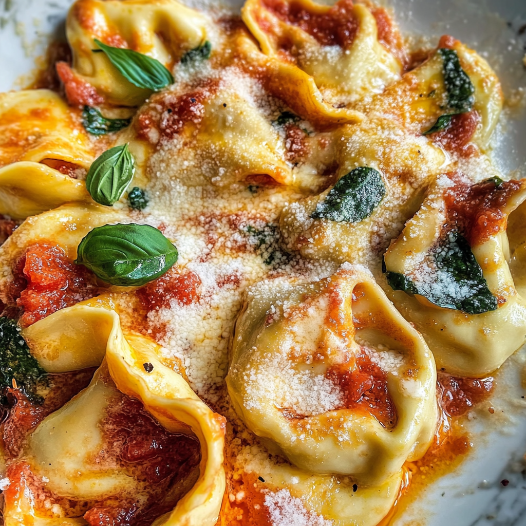 Recipe preparation for Slow Cooker Marry Me Tortellini