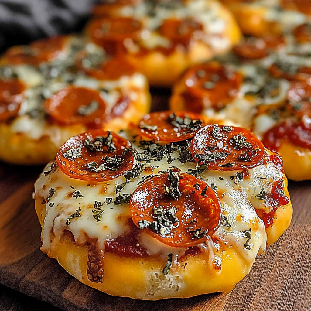 Recipe preparation for Air Fryer Pizza Bagels