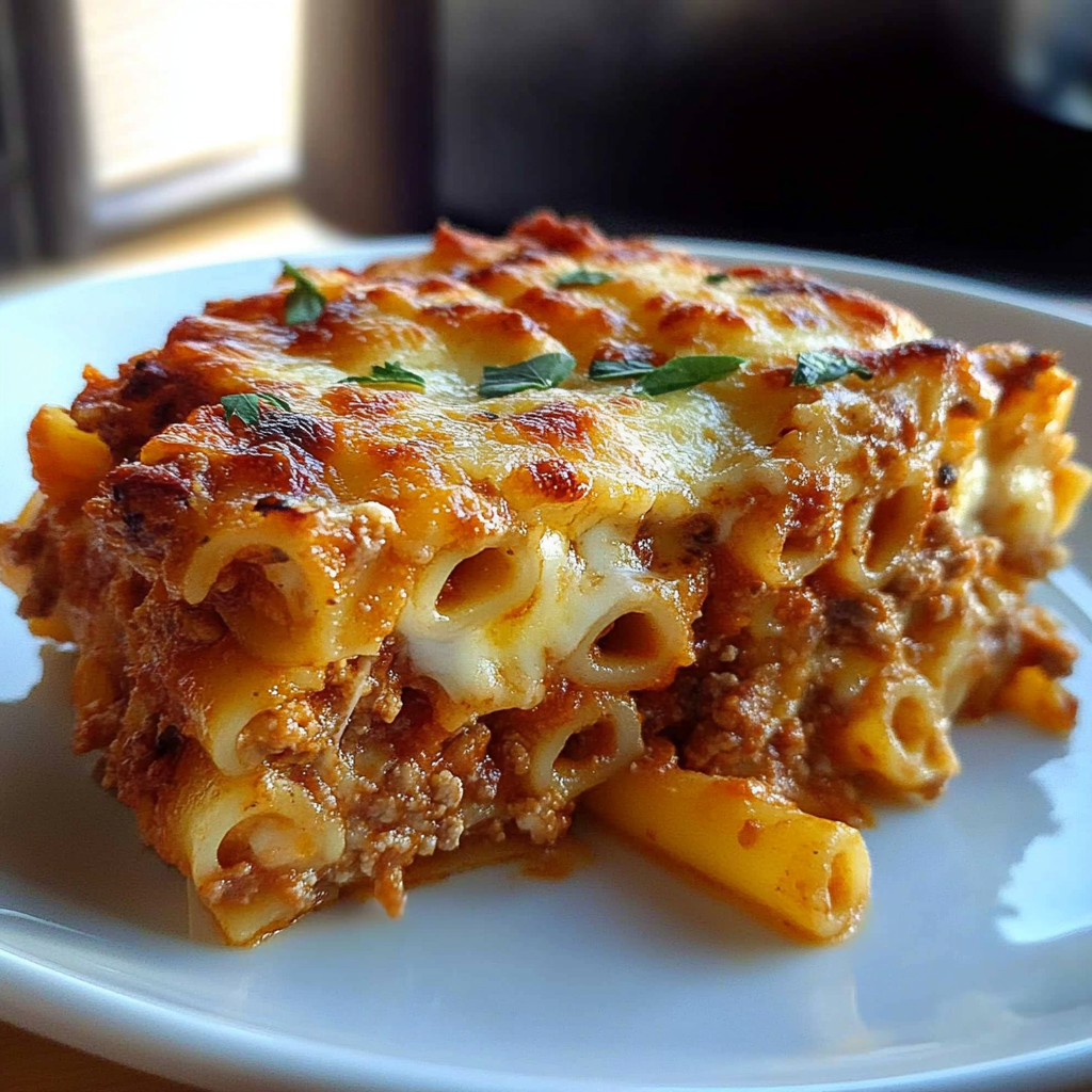 Recipe preparation for Classic Baked Ziti